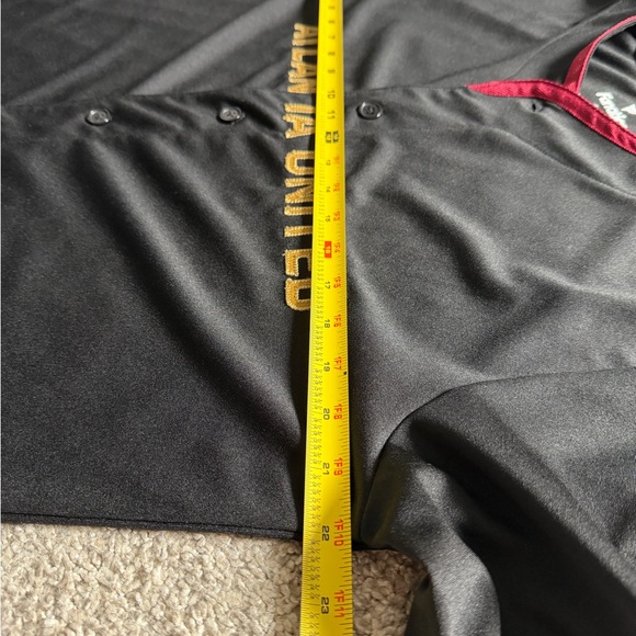 Atlanta United Fanatics Jersey Men’s M Black MLS Soccer Baseball Style - Picture 8 of 10